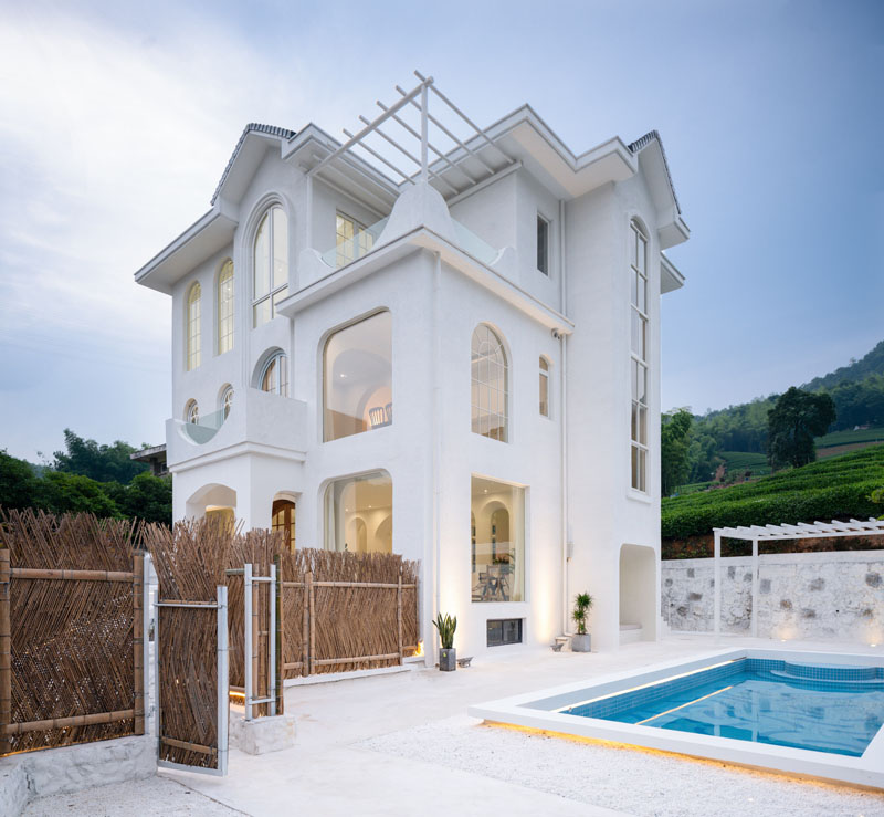 杭州在野space实景摄影基地它是村中最耀眼的白房子