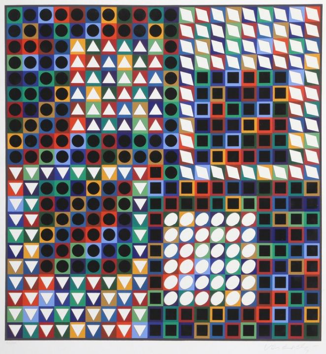 维克托·瓦萨雷里 victor vasarely | "动态艺术"