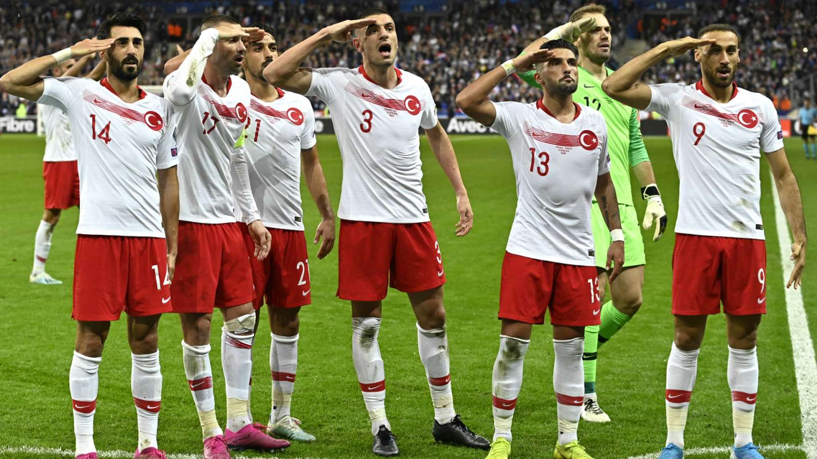 土耳其球员做出有争议手势已被展开调查