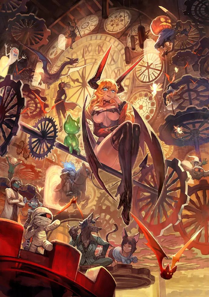 动漫插画yukasakumaの魔幻世界