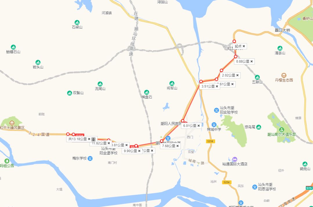 国道324线地图图片