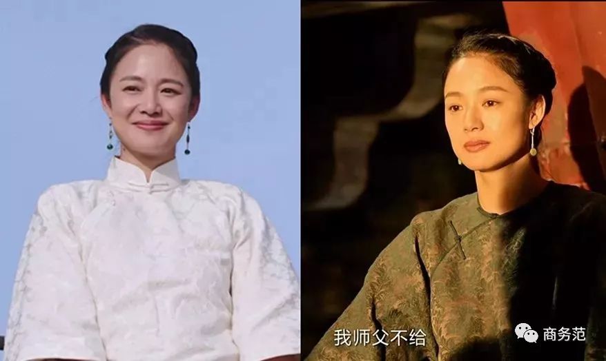 看到面料的暗花细节,低调又很有质感,和关巧红谨慎又细腻的人设相符