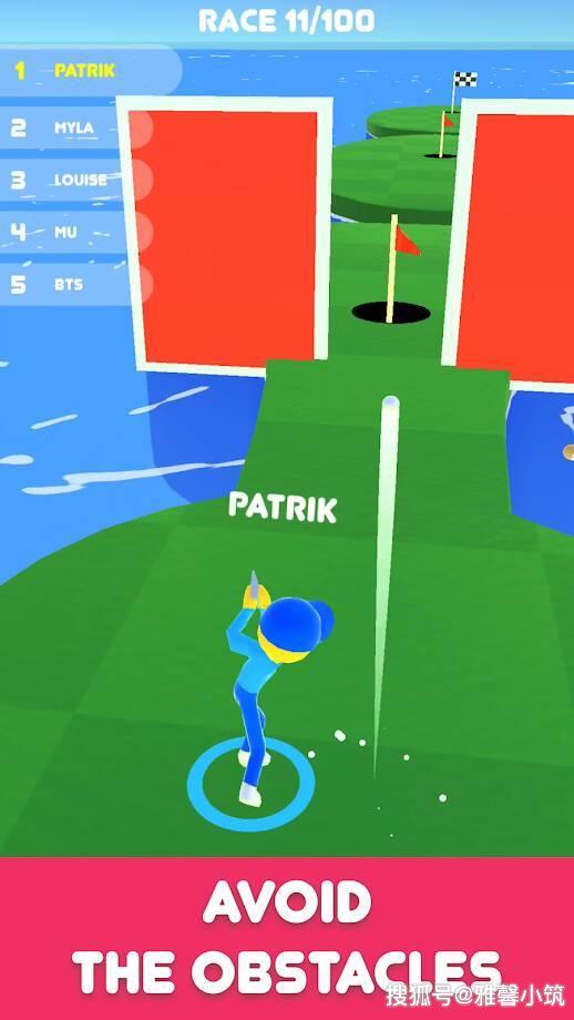 火柴人高尔夫手游《golf race》欢乐休闲真人对抗