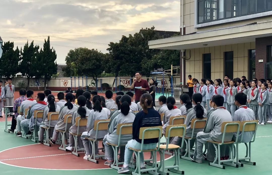 【校园动态】青村中学举行车辆应急疏散演练
