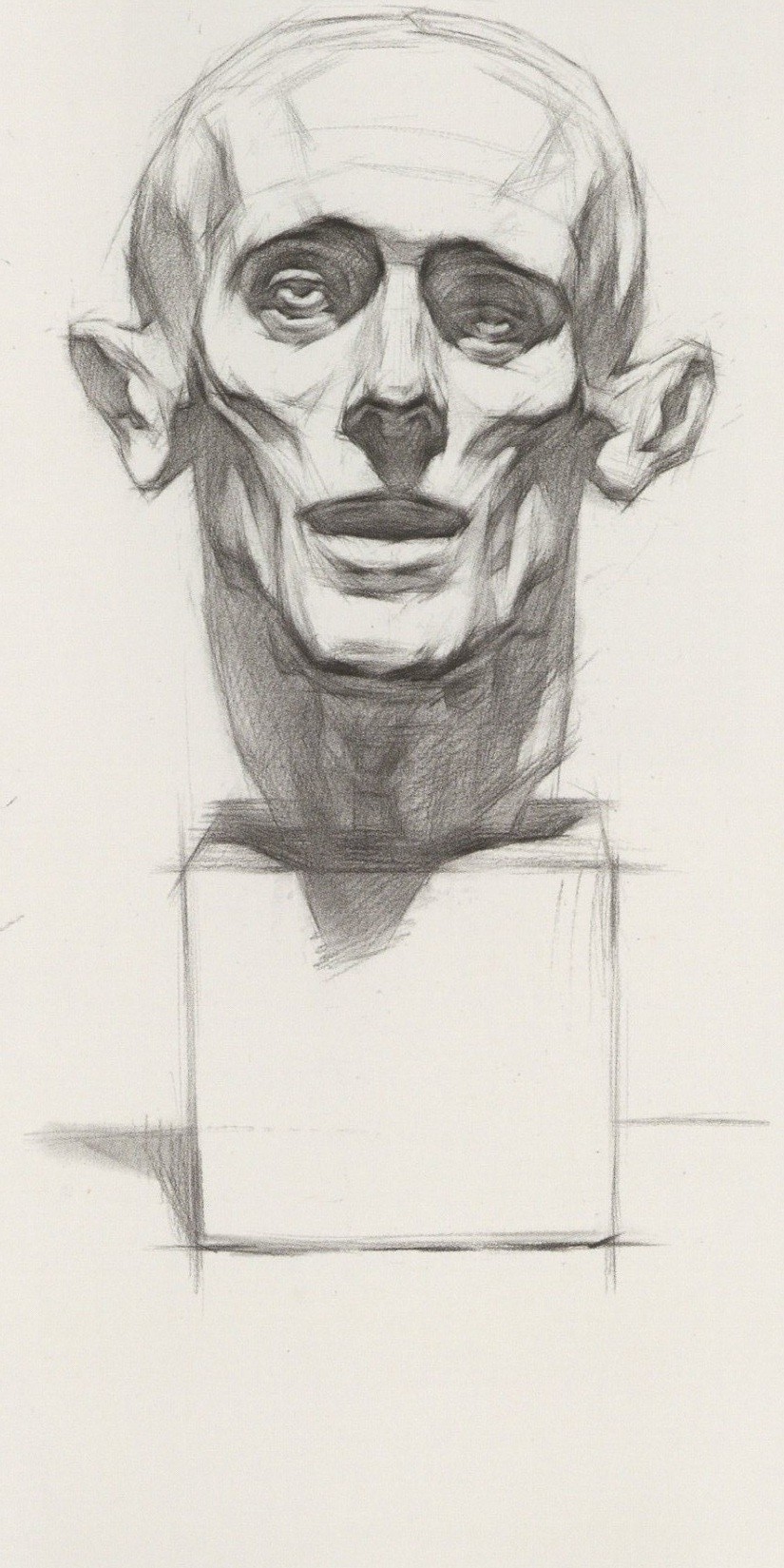 干货从结构学习素描头骨的刻画细节