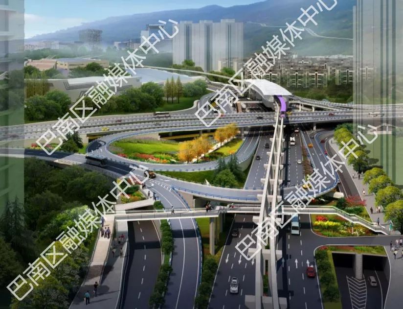 本项目隧道方向(东)与渝南大道南,北为主要转向交通,主要服务于李家沱
