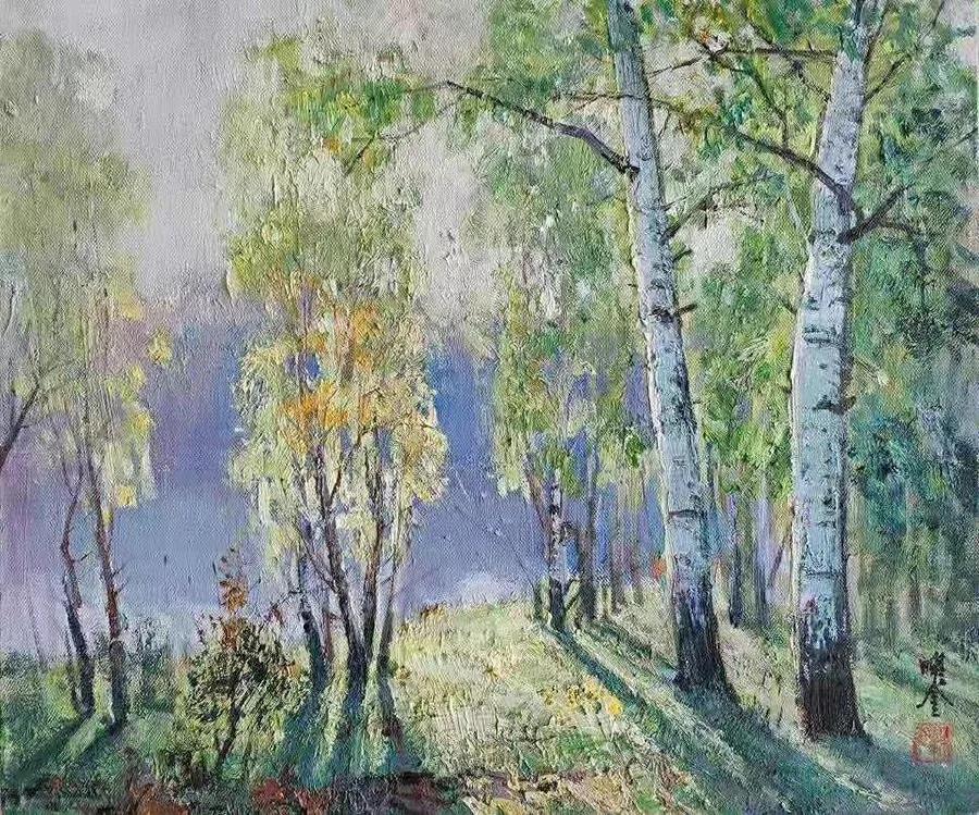 朱曜奎油画《沧浪山水》1173万元成交,作品再创新高