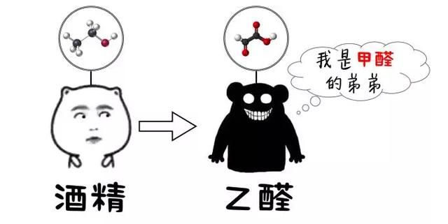 还得从酒精在体内的代谢说起,酒精进入体内后,会首先变成高毒性的乙醛