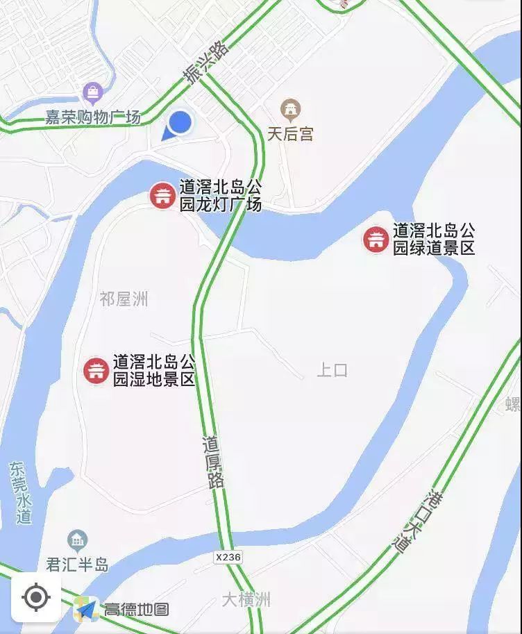 东莞道滘各村地图图片