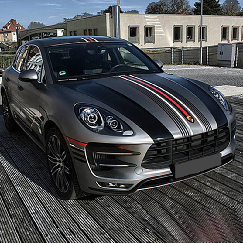 保时捷macan改装turbo大嘴前脸大气奢华效果