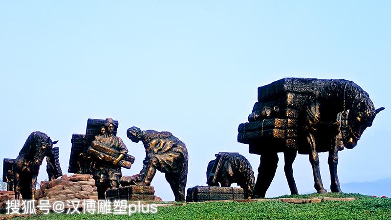 茶马古道主题雕塑—弘扬茶马古道文化传承古道背夫精神