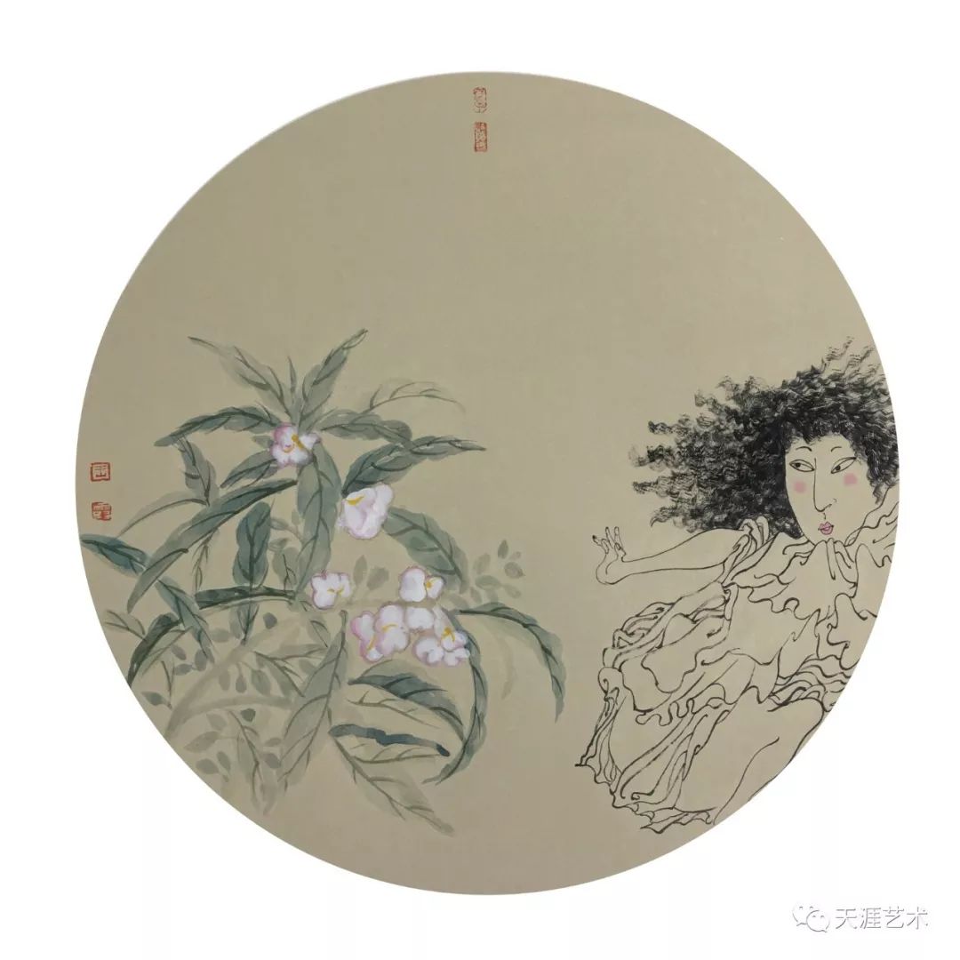 如花绽放青年女画家王霞风情小品微展天涯艺术1217期