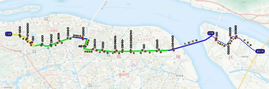 温州市区去七都更方便了brt6号线年内完工