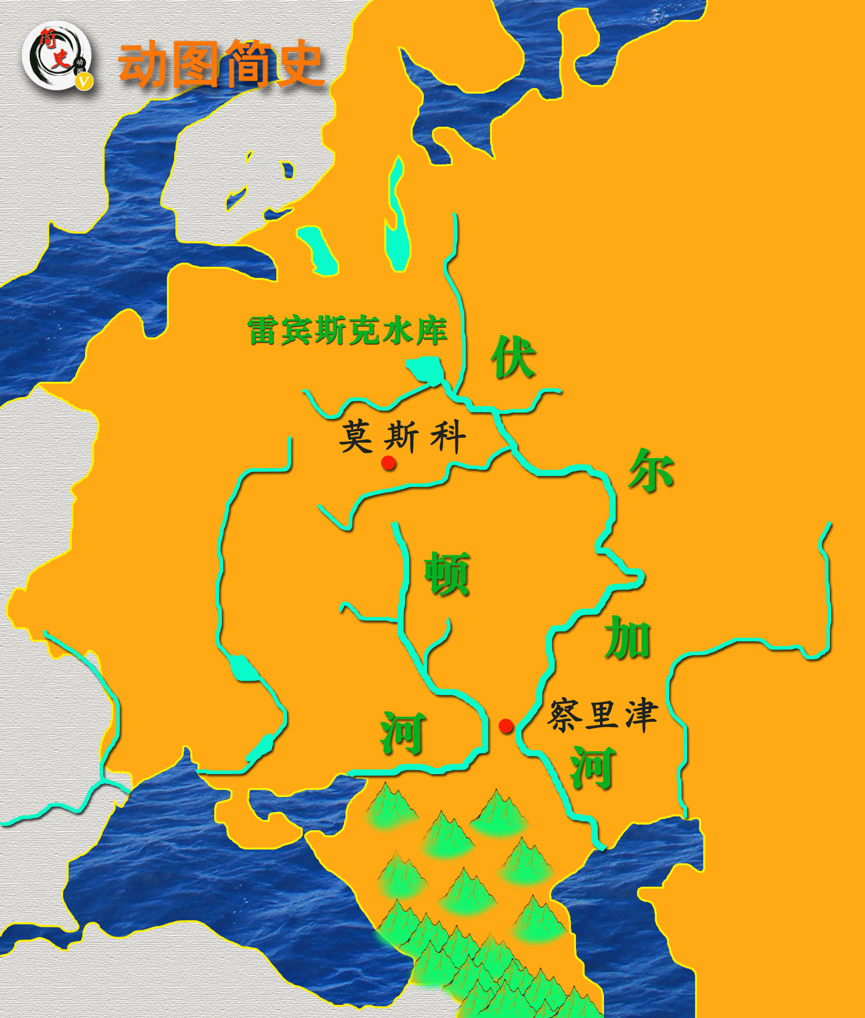 顿河流域地图图片