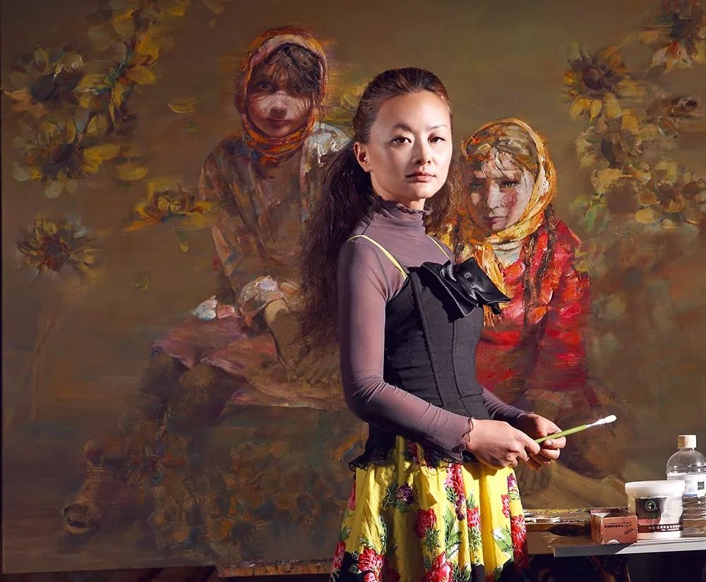 展讯内蒙古美术馆燕娅娅油画作品展明日开幕