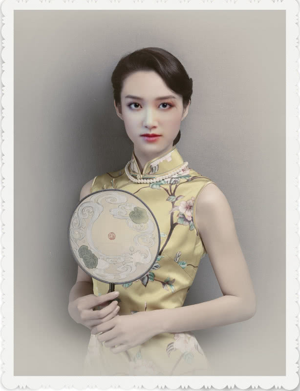 有种整容叫蒋依依穿旗袍正面照曝光后才知啥叫人间仙女