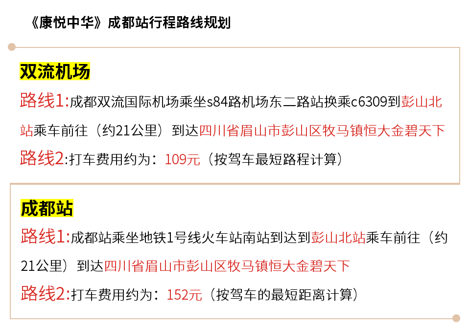 会务指南:君艾奇源《康悦中华》第六届成都站参会须知