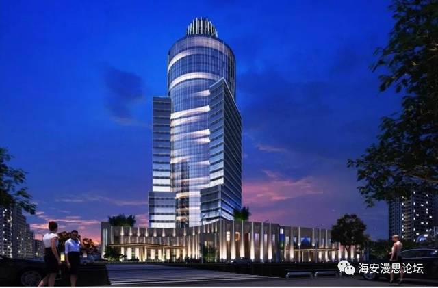 海安地标性建筑28层正在大翻新华丽容颜即将绽放