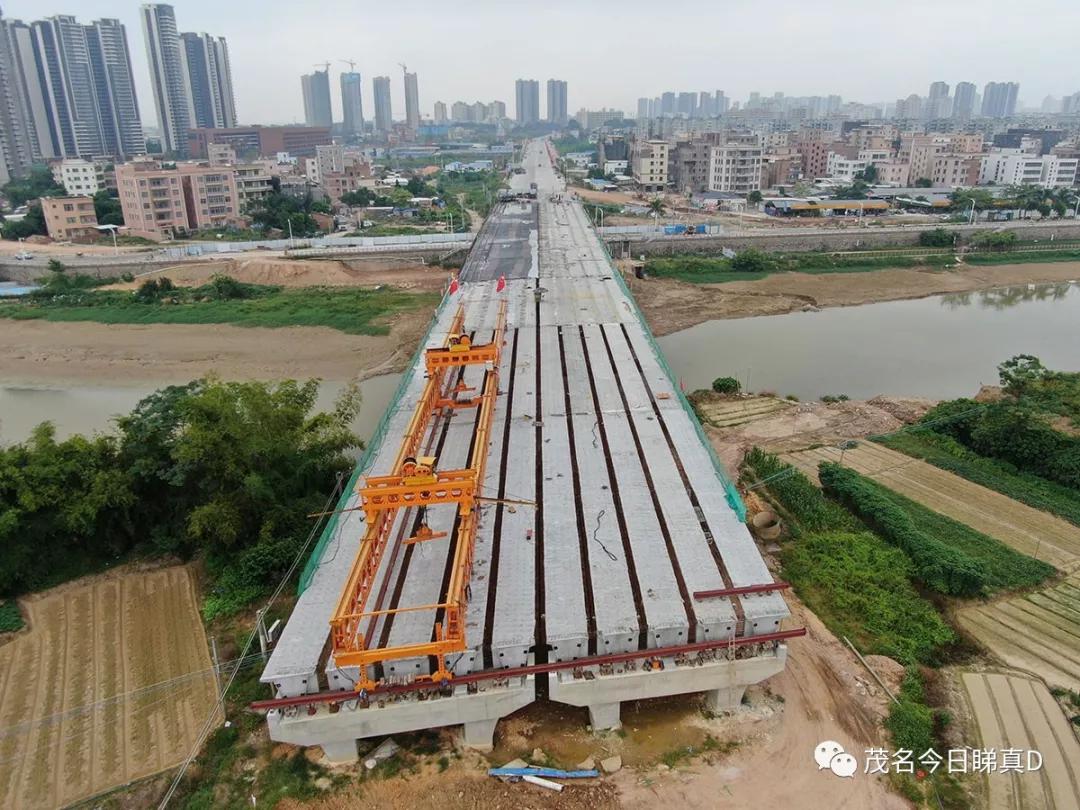 茂名大园桥大园西路10月16日航拍建成这样了