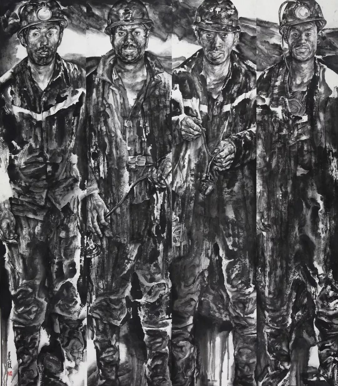 导师风采黄骏从笔墨塑形到精神符号