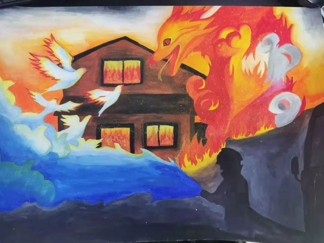 投票|广西小画家 共绘消防梦