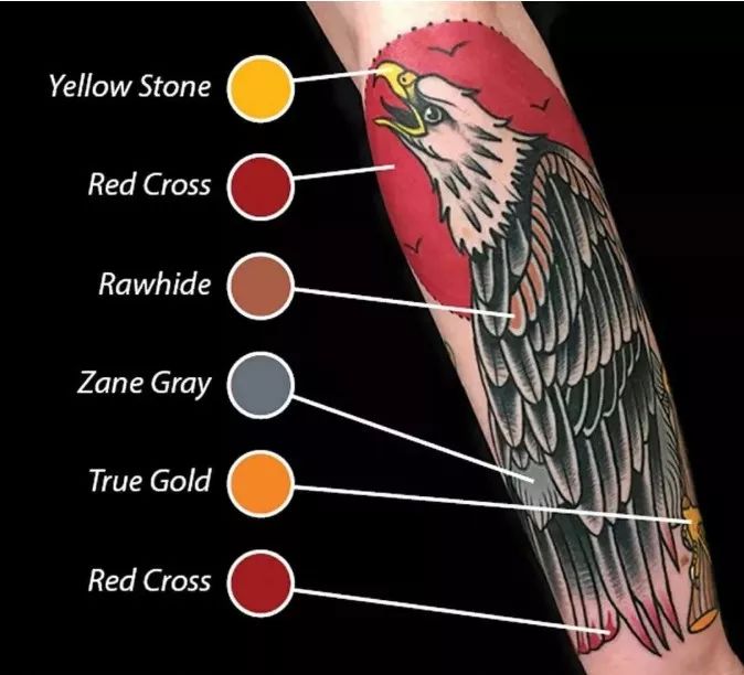 国外彩色大神的欧美彩色纹身用色解析