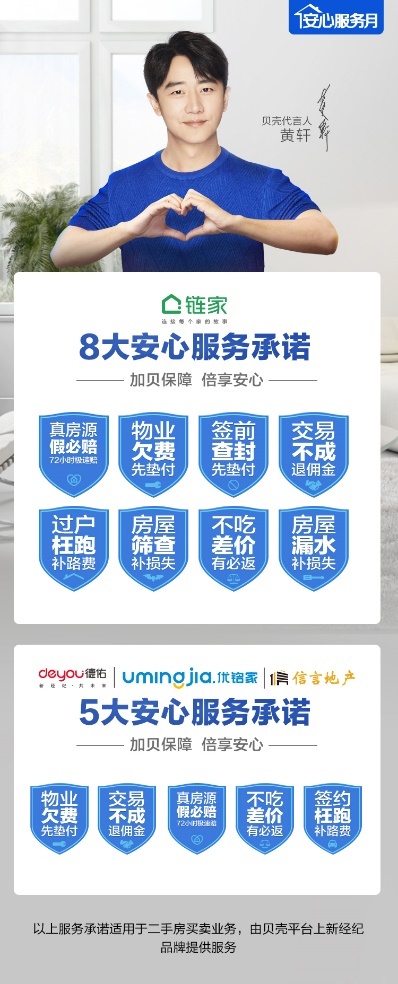 贝壳找房启动"安心服务月" 推动购房服务升级_承诺
