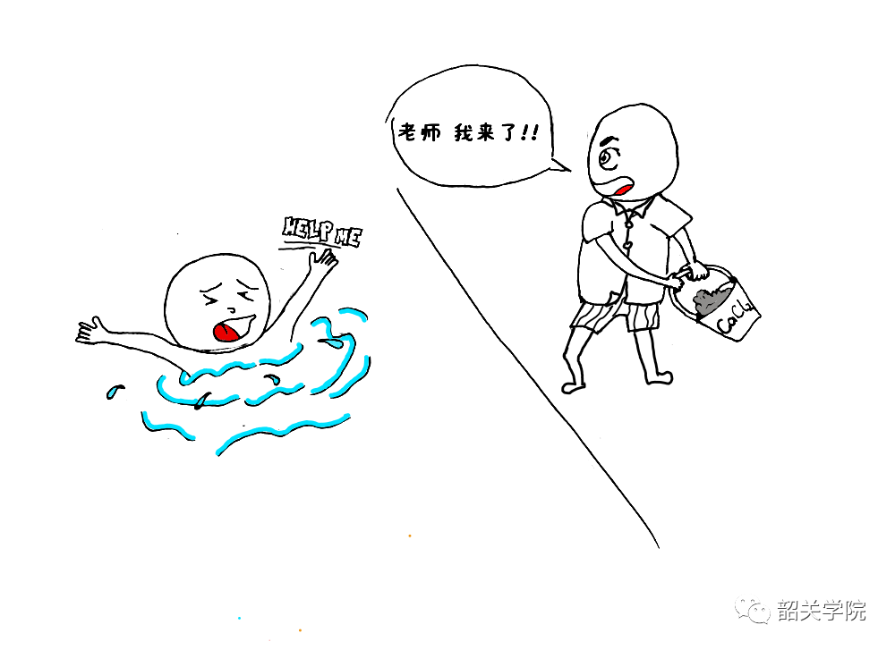 假如辅导员掉进水里了用你的专业知识怎么救ta
