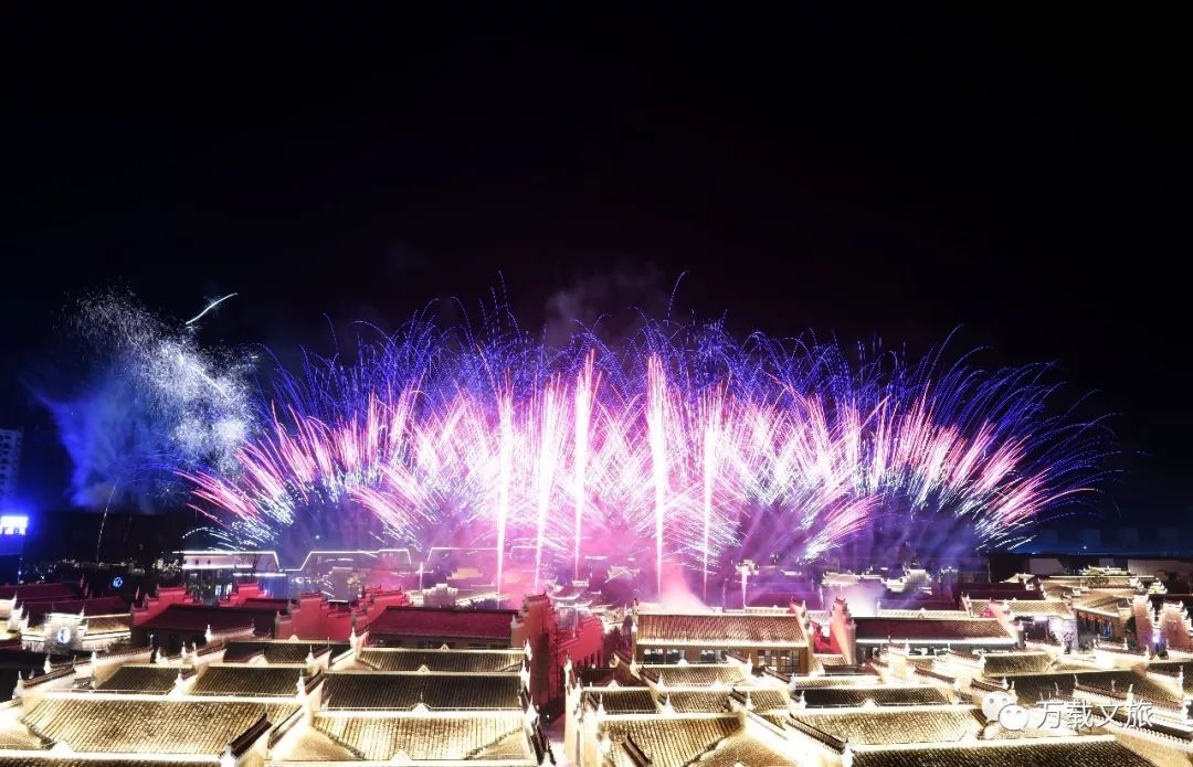 昨晚万载古城焰火盛宴震撼绽放….你去看了吗?_烟花