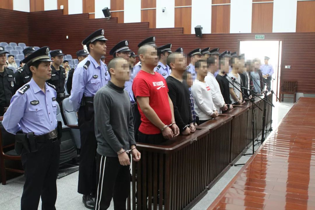 九宗罪绍兴公开宣判一起重大涉黑案组织领导者获刑24年