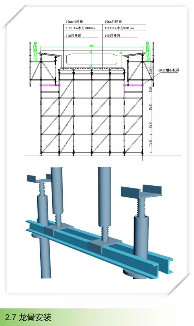 盘扣式脚手架托梁图片图片