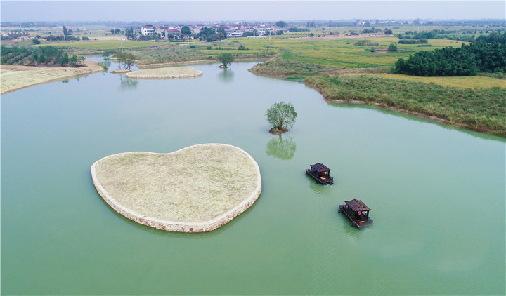 溧阳市饮马溪田园建成开放