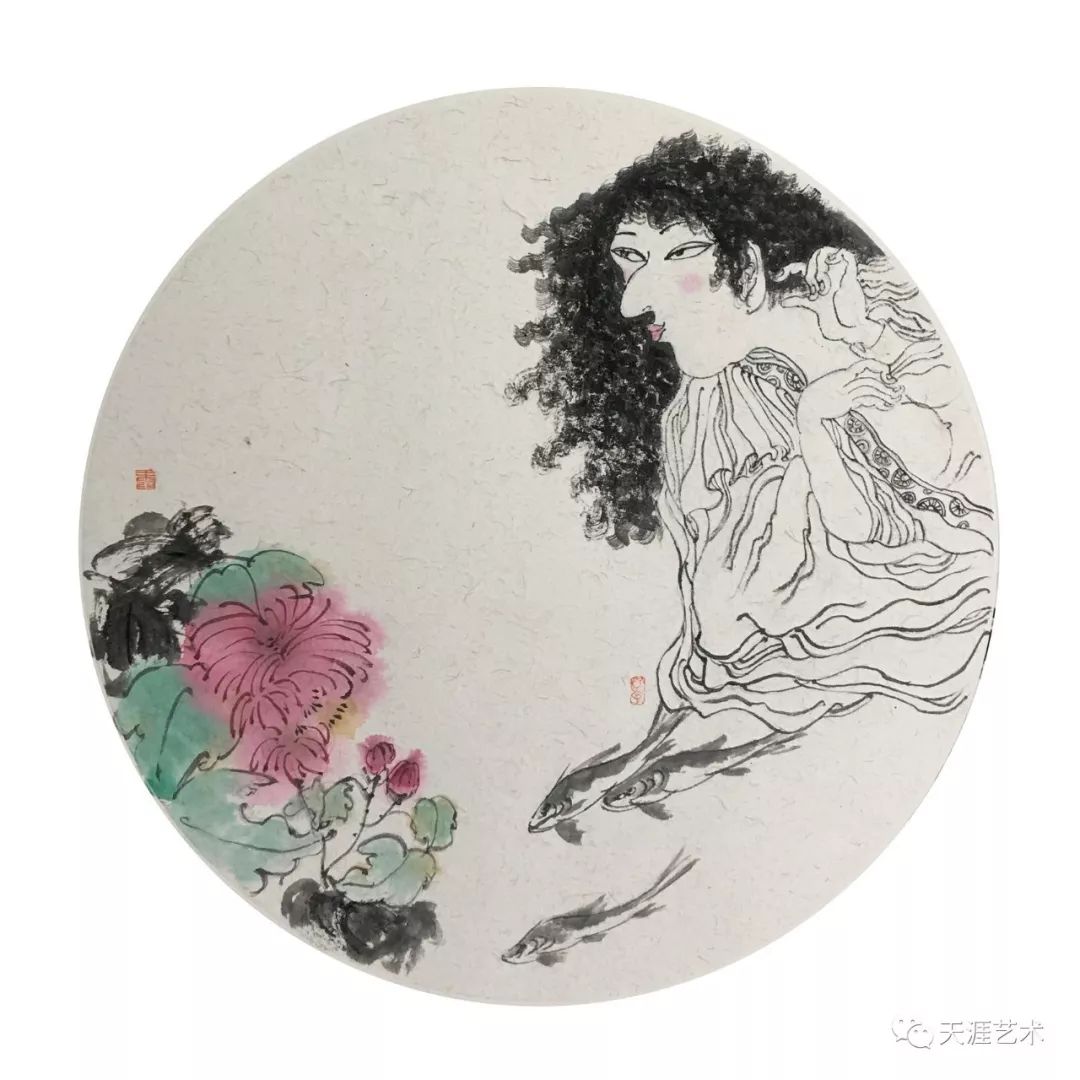 如花绽放青年女画家王霞风情小品微展天涯艺术1217期