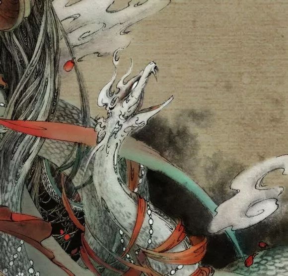 乃大蟒神,佛教传说中拥有蛇的神,人身而蛇头,又称作地龙.