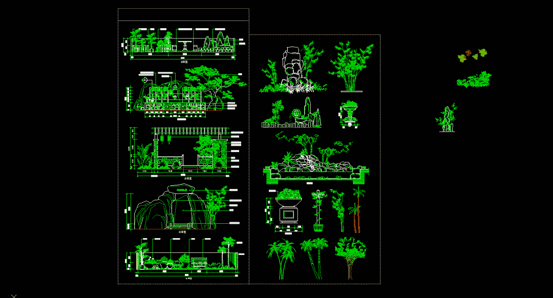 你离植物配置达人的距离就只差这套cad苗木表了