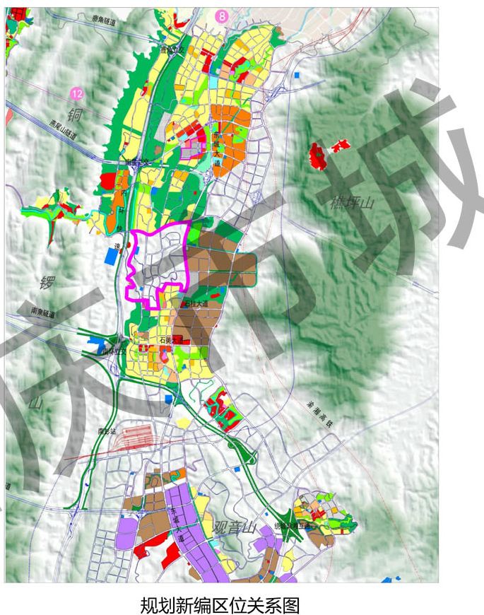 中央公园西永界石部分地块调规涉及用地性质容积率更改