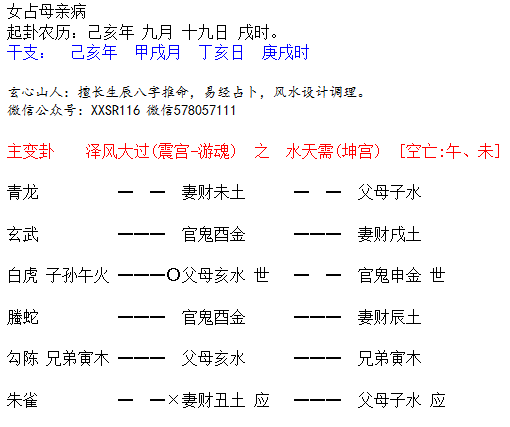 玄心山人六爻奇門大六壬佔病消息同步