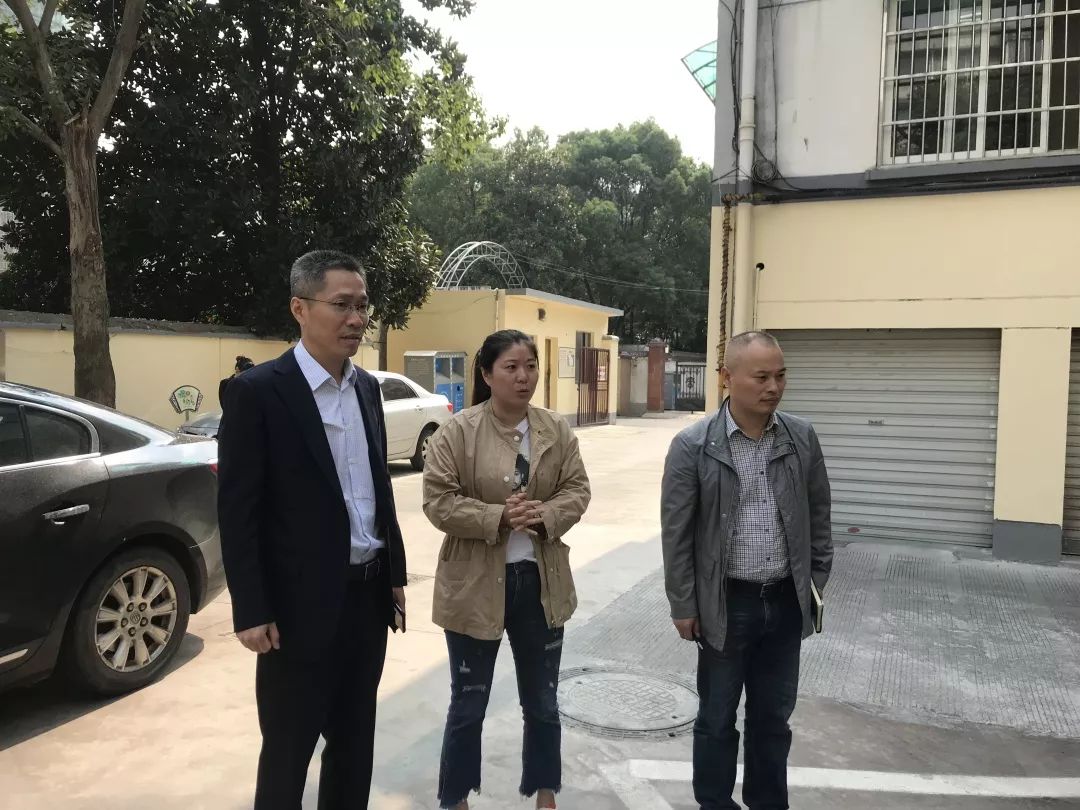 今天上午,金东区委常委,垃圾分类办主任王新永等一行来到三江街道泰地