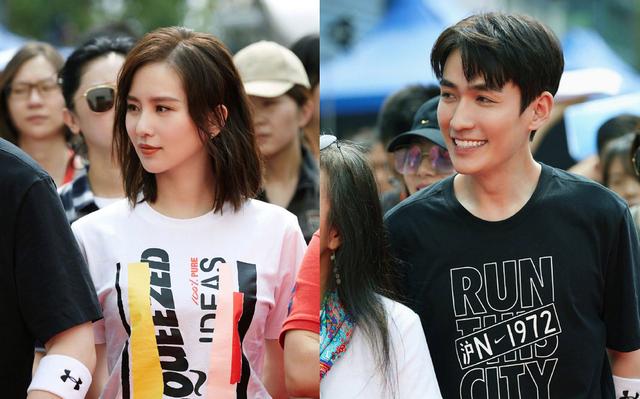 原创刘诗诗朱一龙新戏现场狗粮不断少女系踮脚摸头杀甜蜜大爆表