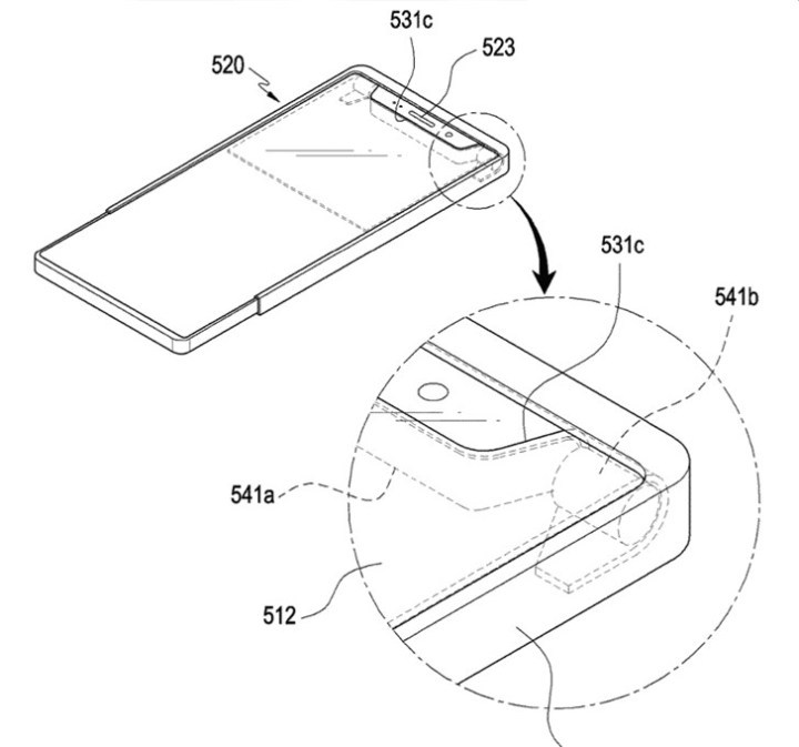 三星手机新设计专利曝光：显示屏可伸缩