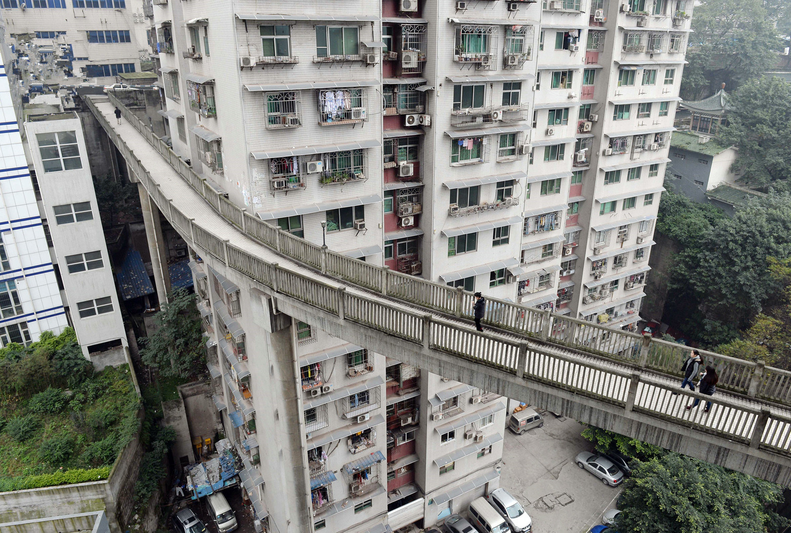 重庆道路 奇葩图片