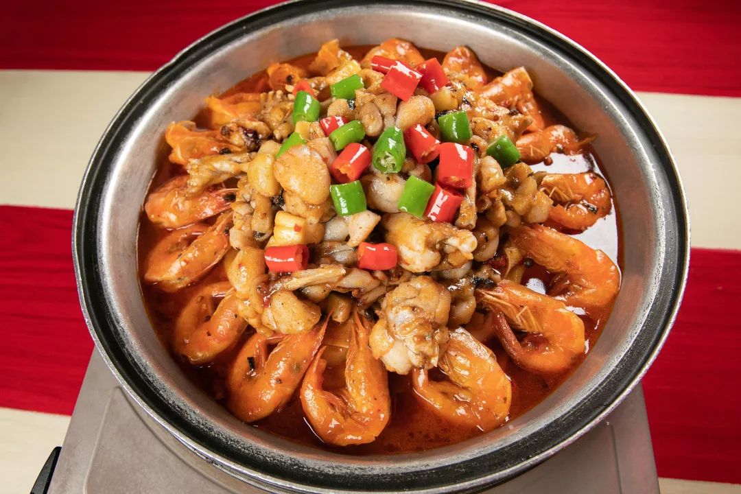 9元的虾蛙煲套餐!