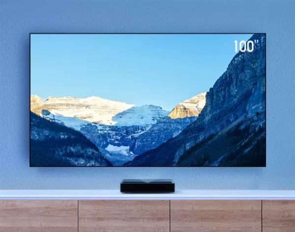 小米发了个100寸的屏幕激光电视绝配总价23万