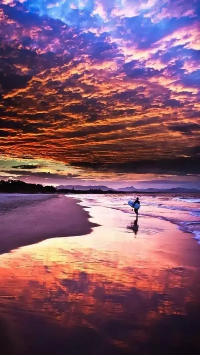 世界上最美的晚霞如诗如画