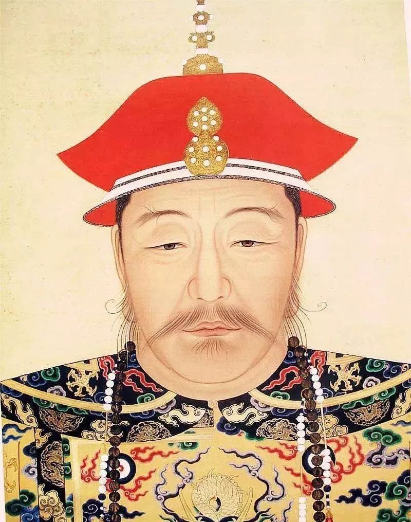 清 《努尔哈赤画像》清太祖努尔哈赤虽然未曾入主故宫,但是他的直男