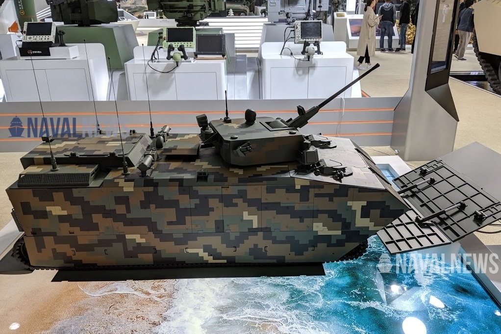 不仅是仿制美国EFV远征战车，韩国未来两栖突击车采用多种先进技术 