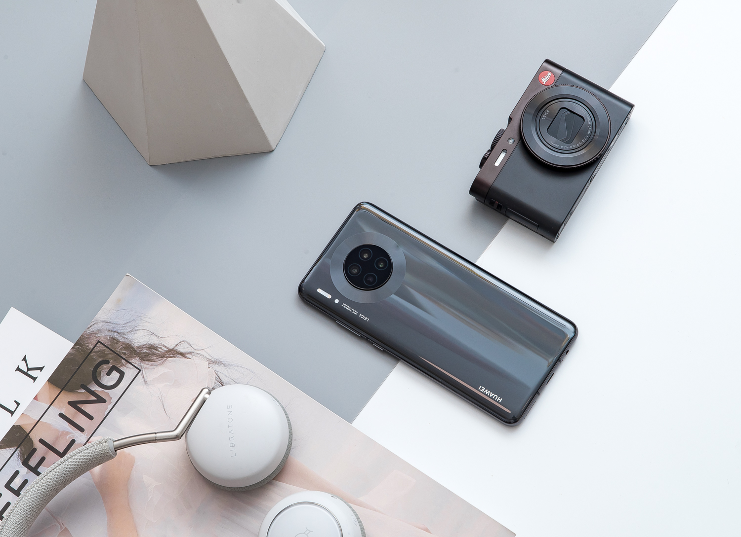 原创华为mate30亮黑色版图赏重构想象的时尚旗舰