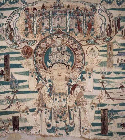 敦煌莫高窟:千手观音像