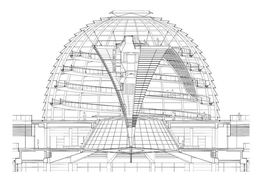 德国国会大厦设计图纸德国国会大厦,原名帝国大厦,官方名称为"帝国