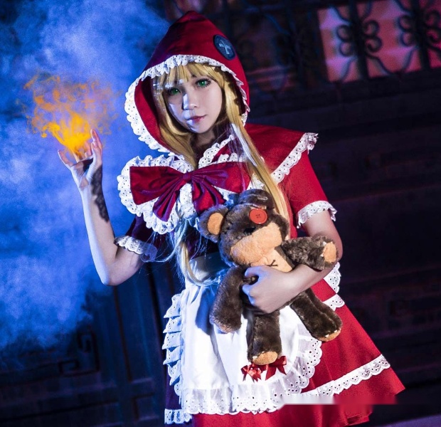 英雄联盟红衣暴走安妮cos